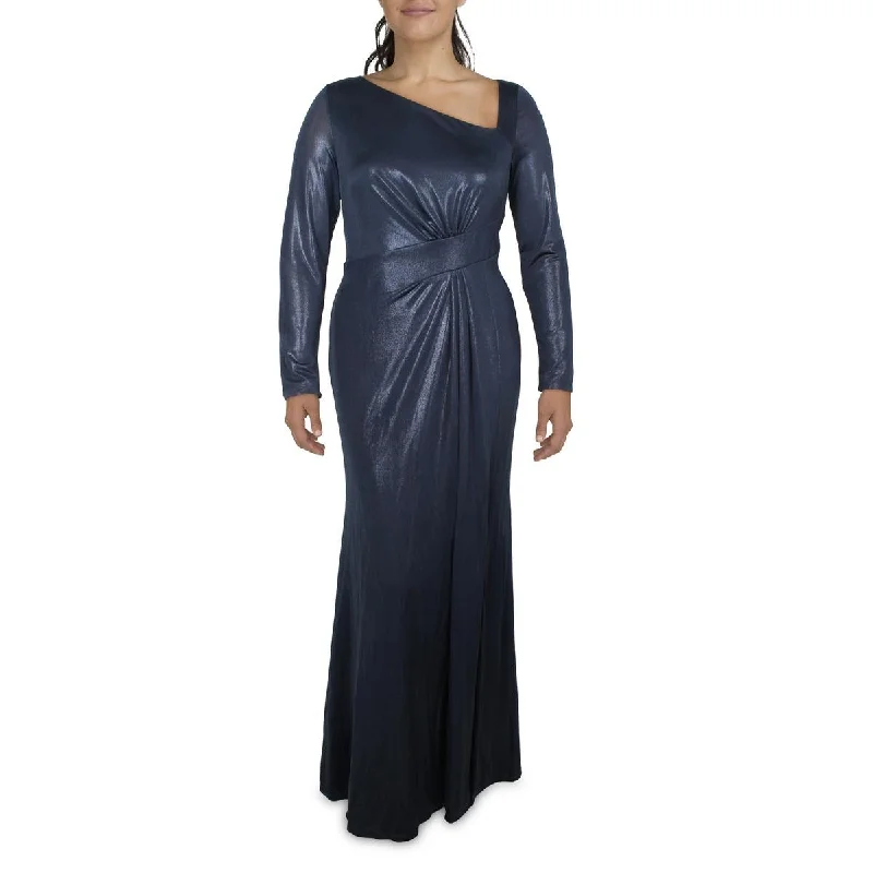 women's bespoke dressesLauren Ralph Lauren Womens Metallic Long Evening Dress