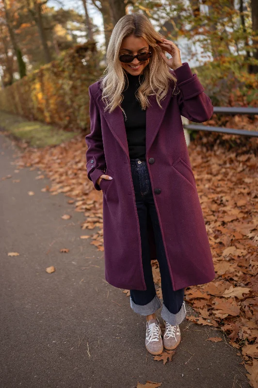 women's bomber jackets and coatsManteau Adam - bordeaux