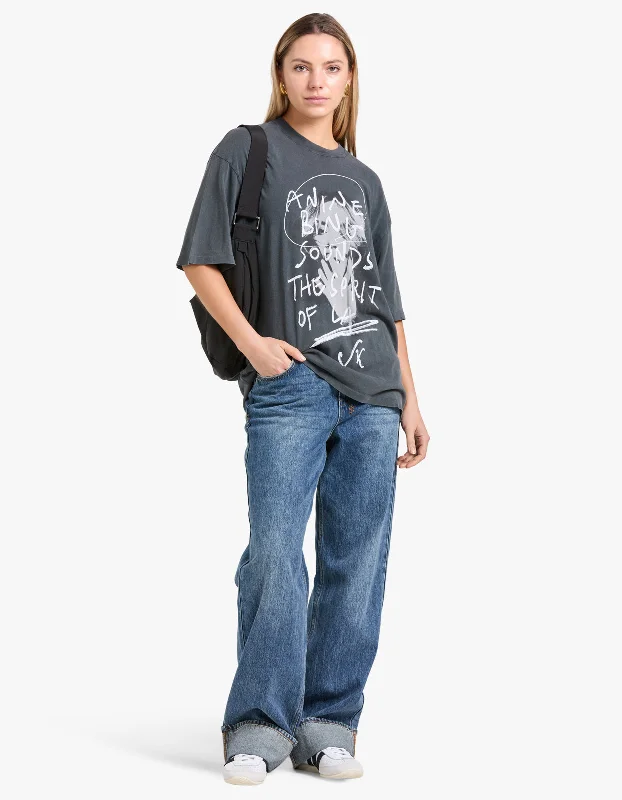 women's tops for layeringKent Tee Spirit - Washed Black