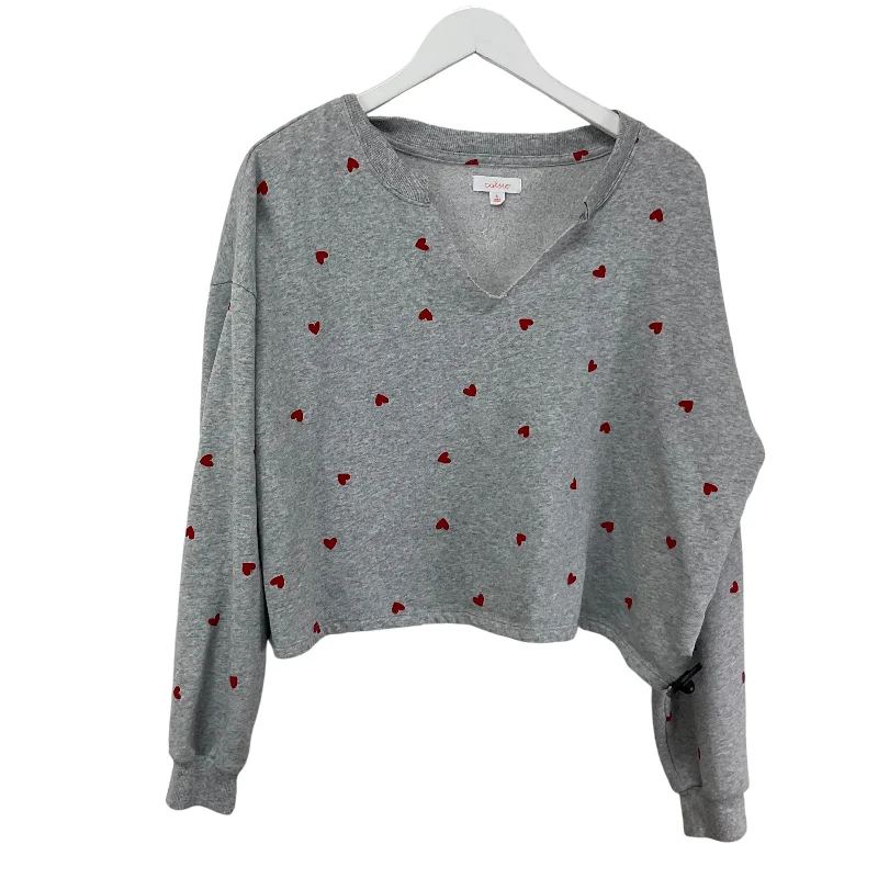 women's tops for those who want to elevate their everyday wear with chic and elegant piecesTop Long Sleeve By Colsie In Grey, Size: L