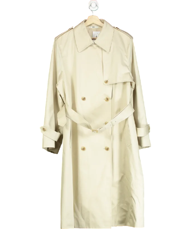 eco-friendly women's coatsUniqlo Beige Trench Coat UK XXL