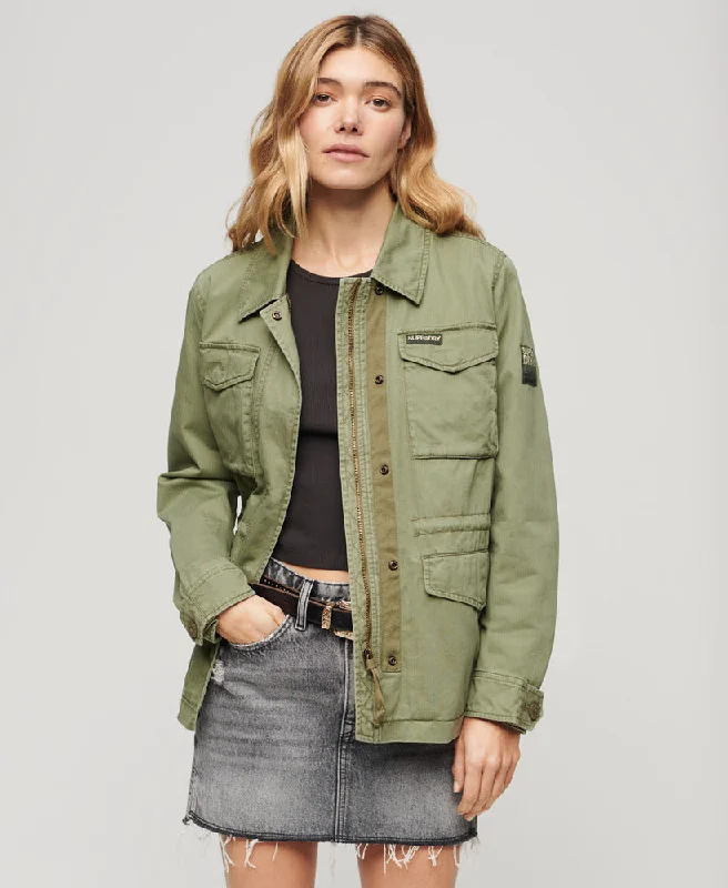 women's coats for rainy weatherMilitary M65 Jacket | Wild Khaki