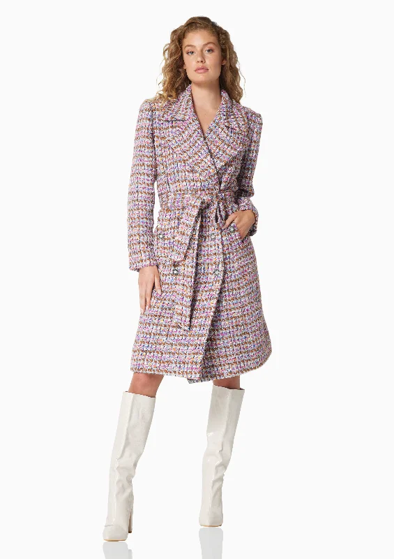 women's coats for those who value both style and comfortChapelle Coat In Purple