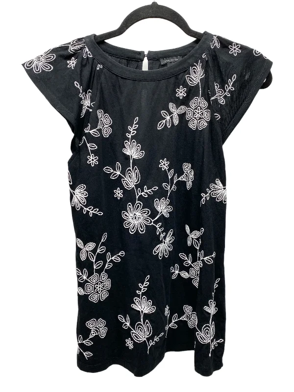 women's tops for those who want to add a personal touch to their wardrobe with unique and one-of-a-kind piecesTop Short Sleeve By Ann Taylor In Black, Size: Xs