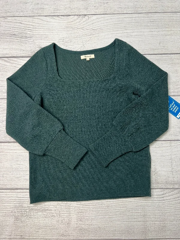 women's tops for those who want to make a bold fashion statement with their choice of topsTop Long Sleeve By Madewell In Turquoise, Size: Xs