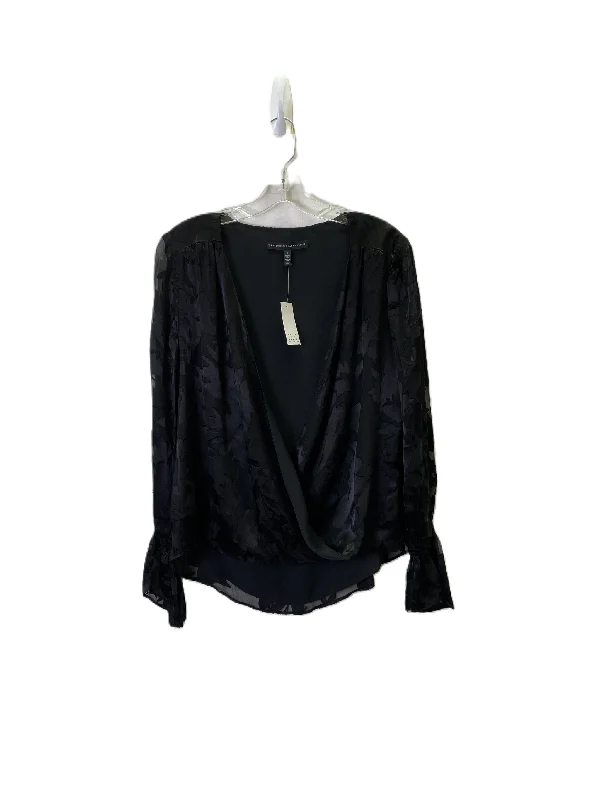 women's tops for those who want to make a fashion statementTop Long Sleeve By White House Black Market In Black, Size: 6