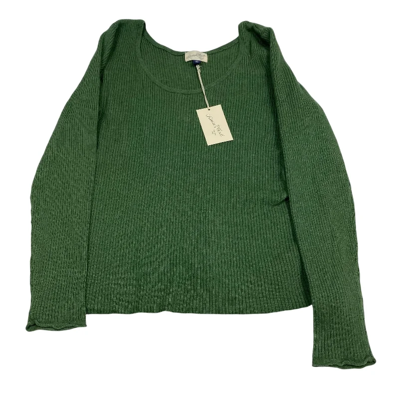 women's tops for casual FridaysTop Long Sleeve By Universal Thread In Green, Size: 2x