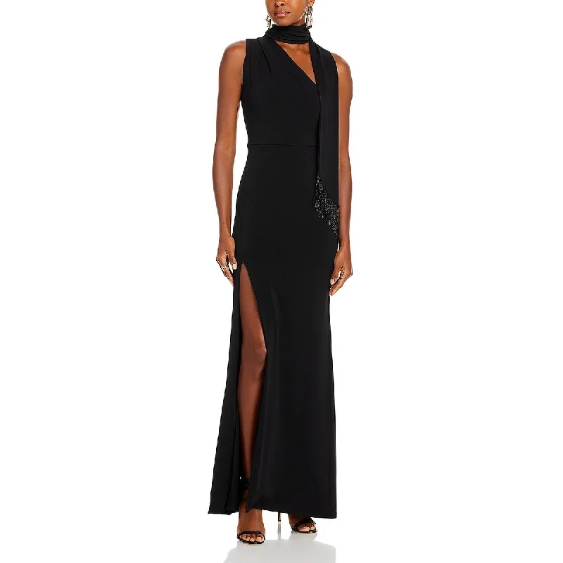 Tall Women DressCinq a Sept Womens Slit Long Evening Dress