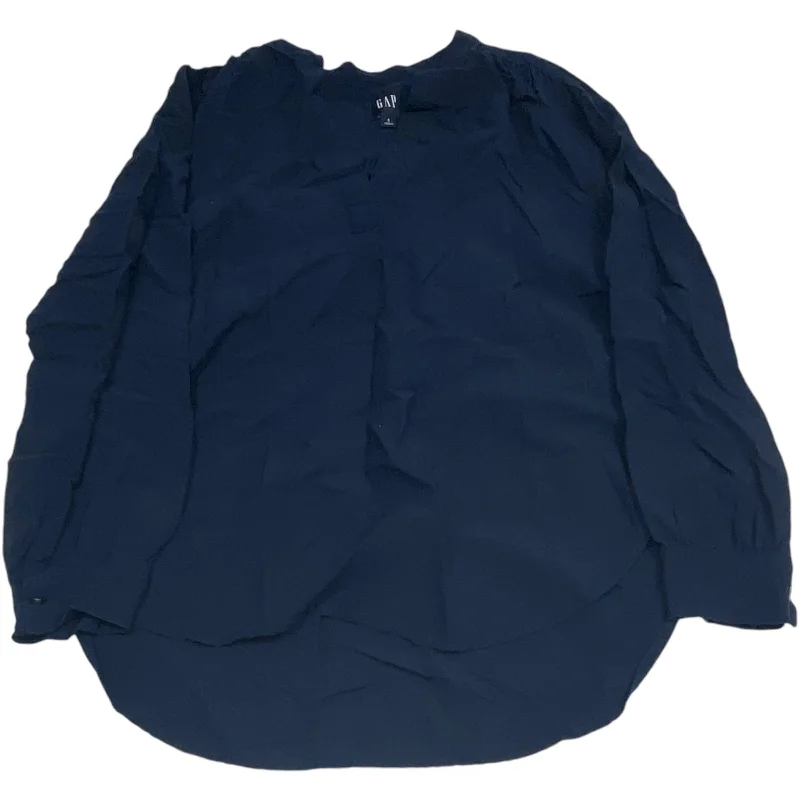 women's tops for those who want to create stylish and put-together outfits without spending a fortuneTop Long Sleeve By Gap In Navy, Size: S