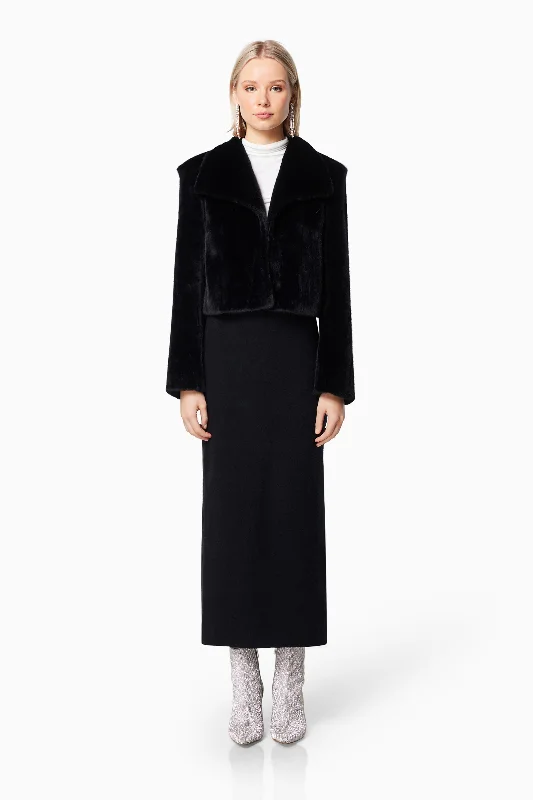 women's coats for hourglass figuresFERNIE JACKET IN BLACK