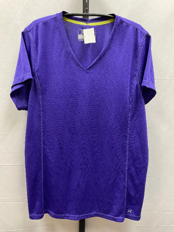 camisoles for womenTop Short Sleeve By Xersion In Purple, Size: 1x