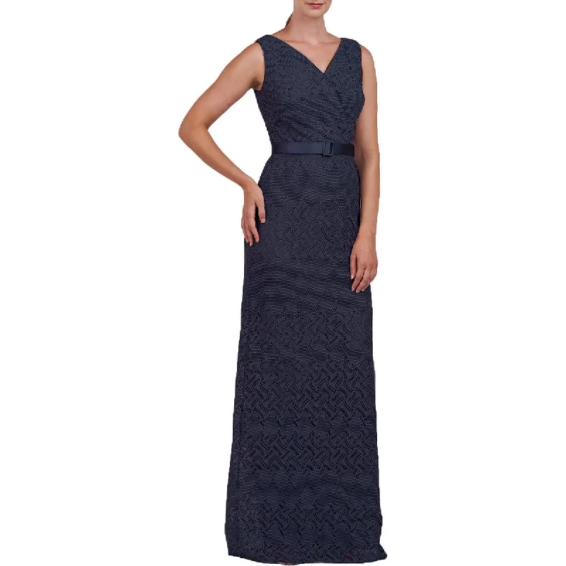 women's casual Friday dressesKay Unger New York Womens Lace Long Evening Dress