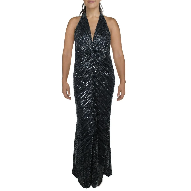 women's unique dressesLauren Ralph Lauren Womens Mesh Embellished Evening Dress