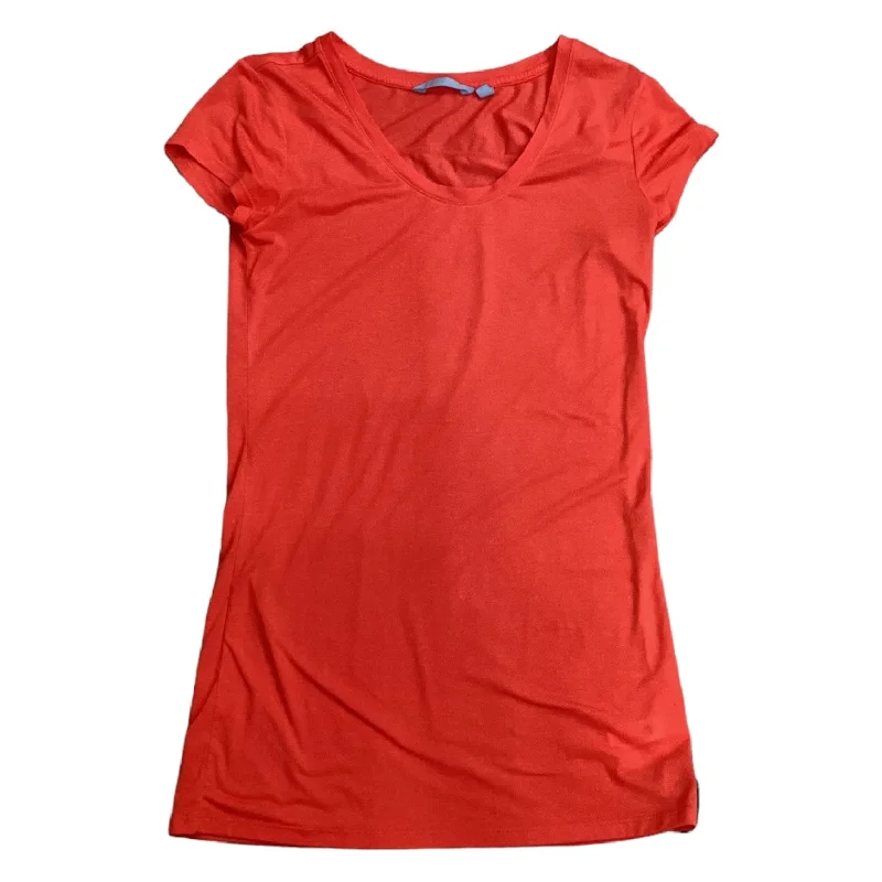 women's tops for those who want to add a pop of color to their outfitsTop Short Sleeve Designer By Athleta In Orange, Size: Xs