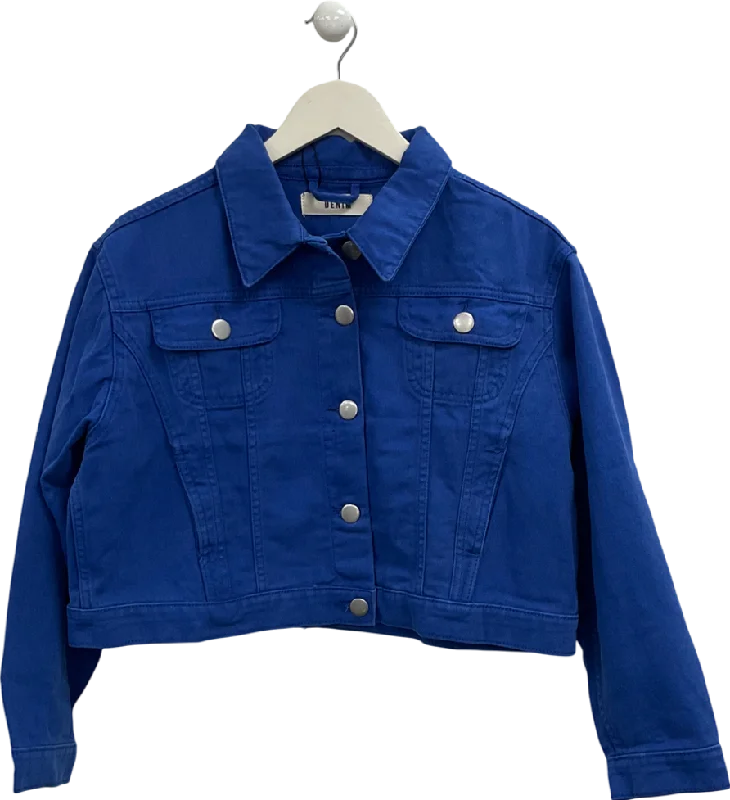 women's coats that offer both functionality and fashion-forward flairYours Blue Cobalt Denim Jacket UK 14