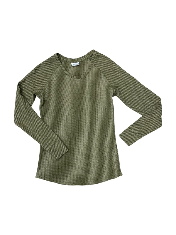 women's tops for boho-chic stylesTop Long Sleeve By Columbia In Green, Size: L