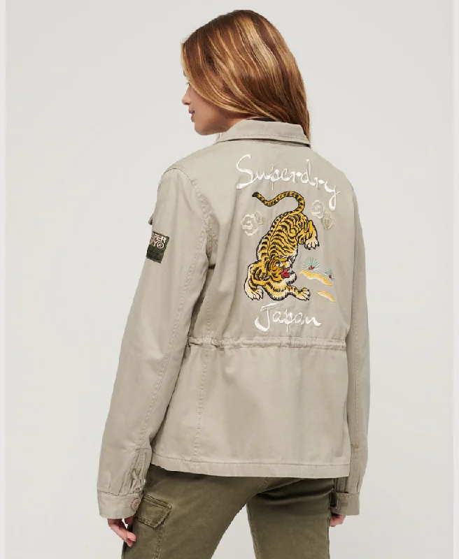 modern women's coatsMilitary M65 Jacket | Vintage Khaki