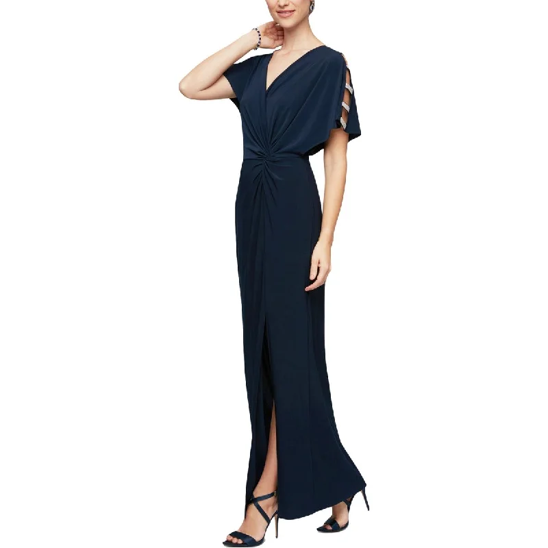 Pearl DressAlex Evenings Womens Embellished Full-Length Evening Dress