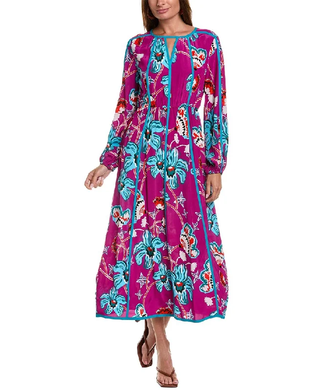 Flutter-Sleeve DressDiane von Furstenberg Scott Maxi Dress