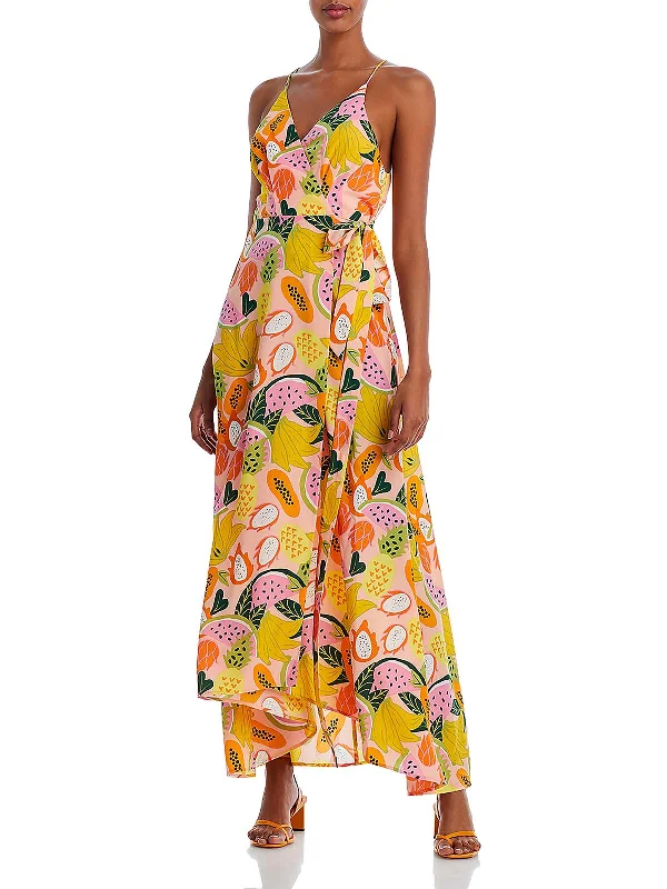 women's smart casual dressesWomens Printed Long Maxi Dress