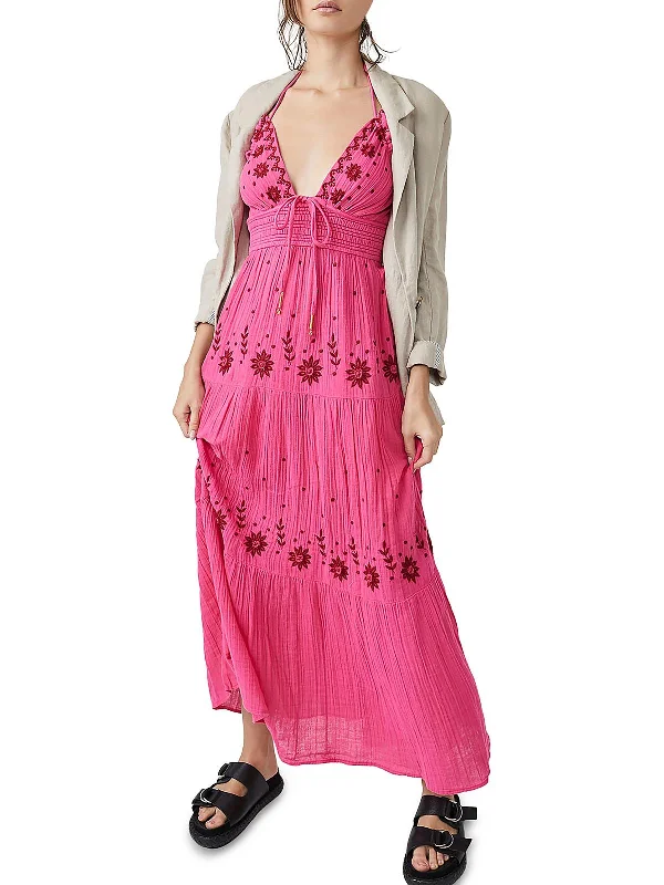 Peplum DressWomens Boho Long Maxi Dress