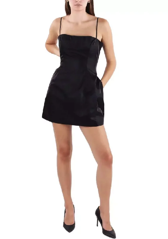 women's stylish dresses0 - danielle bernstein black mini dress