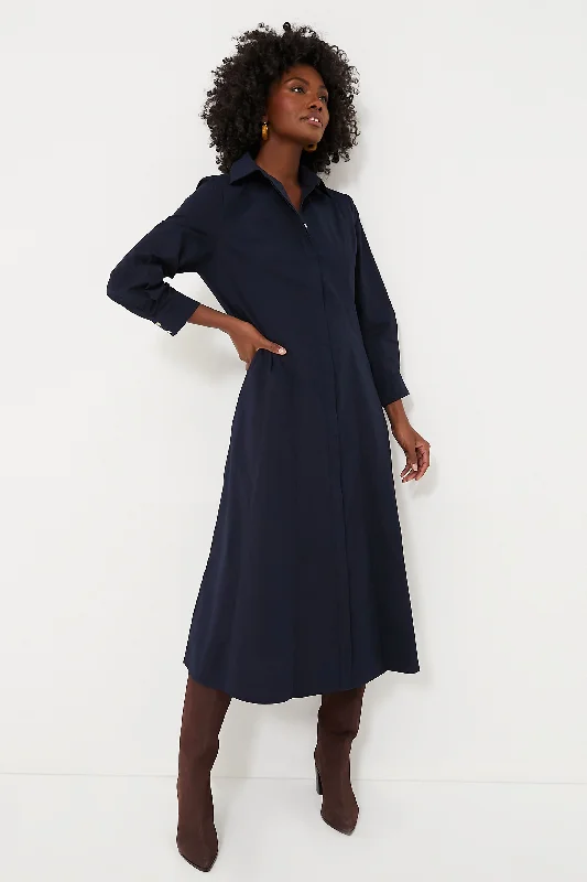 Neon DressDark Navy Briana Midi Dress