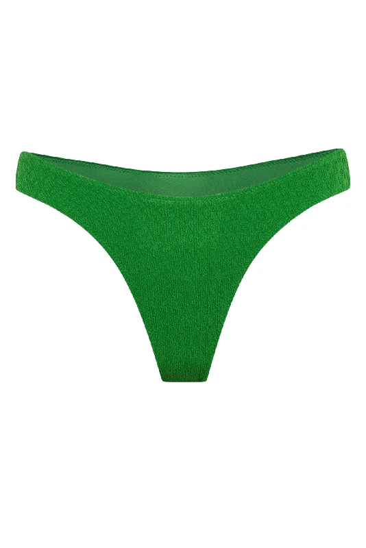 Metallic Female SwimwearDua Bottoms Emerald