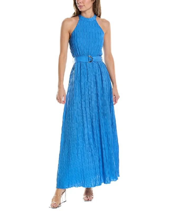 Satin DressMARION Textured Maxi Dress