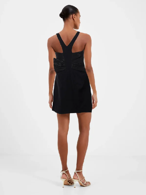 Casual Dress2 - coast black mini dress with bow