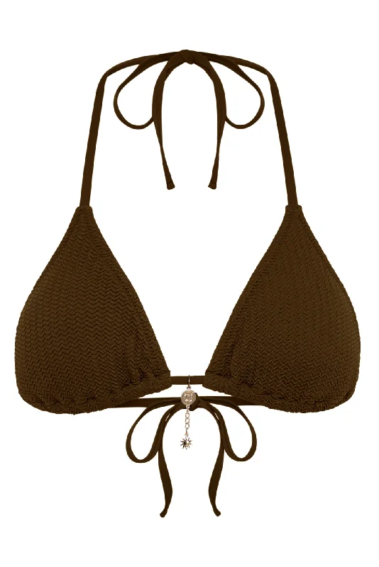 Stretchy Female SwimwearAlix Top Cappuccino