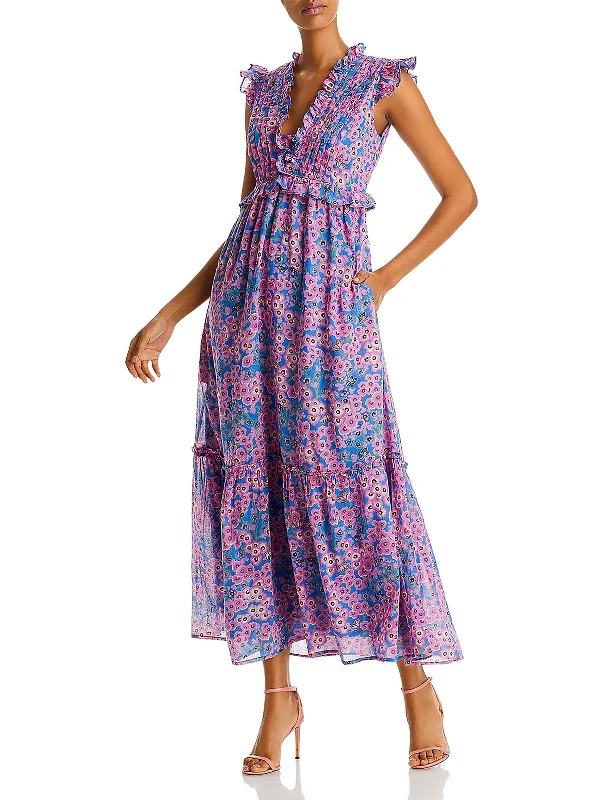 women's luxury dressesConstance Womens Floral Long Maxi Dress