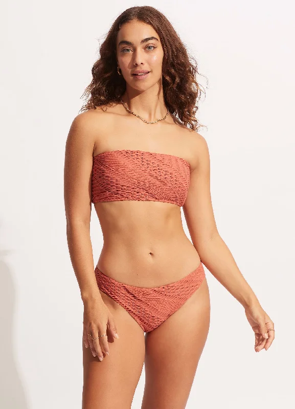 Supportive Female SwimwearMarrakesh Tube Top - Cinnamon