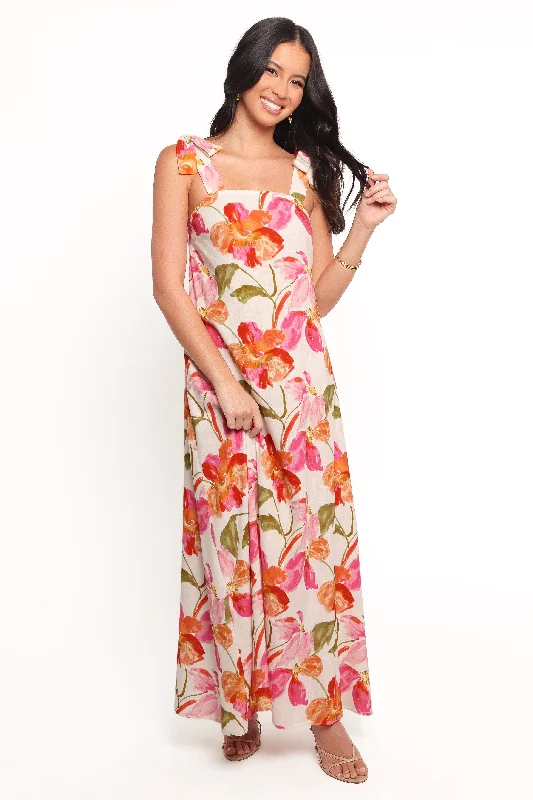 Scoop-Neck DressLarkey Maxi Dress - Everlyn Floral