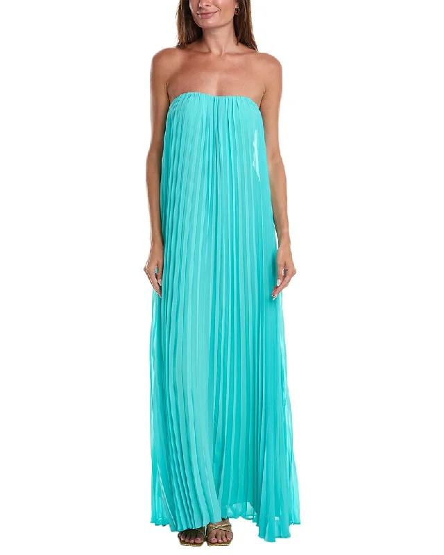 Pastel DressBCBGMAXAZRIA Strapless Maxi Cocktail Dress