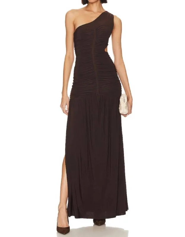 Pastel DressSamsara Maxi Dress In Espresso