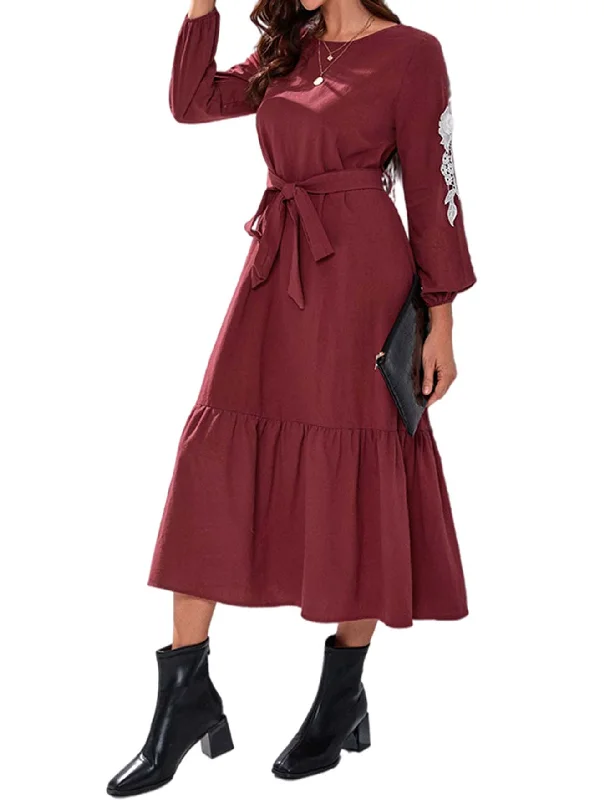 women's smart casual dressesKittenAlarm - MIDI midwaist pullover loose commuting dress