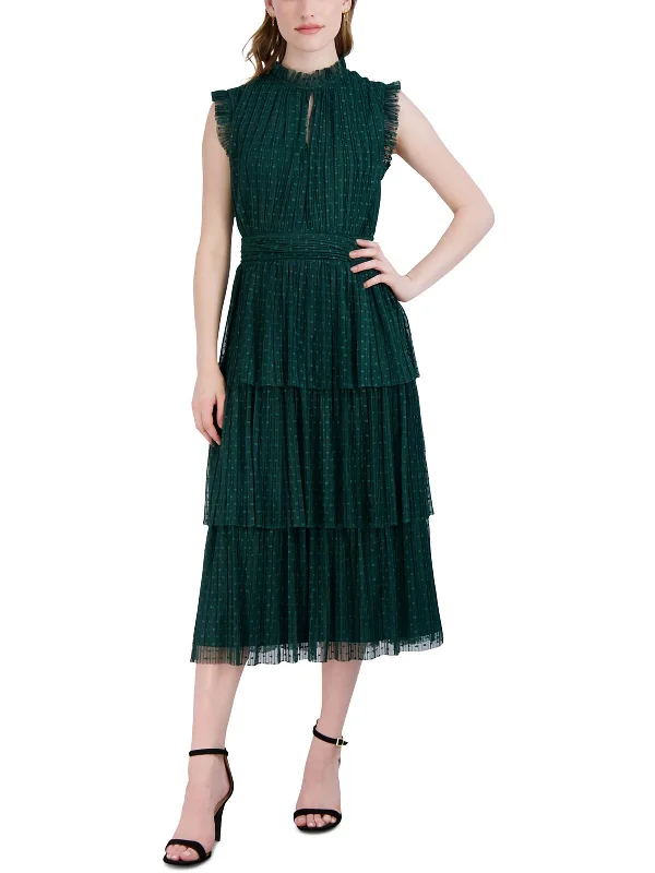 women's handmade dressesWomens Tiered Keyhole Maxi Dress