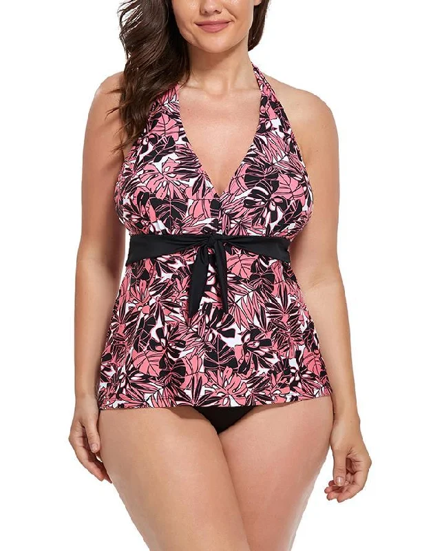 Casual Female SwimwearGulf Halter Tankini Set