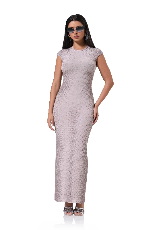 women's designer dressesCody Maxi Dress - Nude Illusion