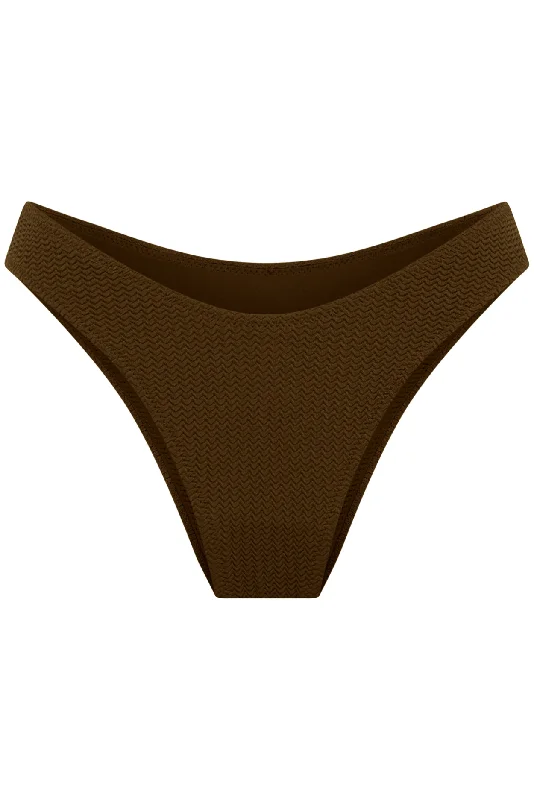 Scoop-Neck Female SwimwearRemi Bottoms Cappuccino