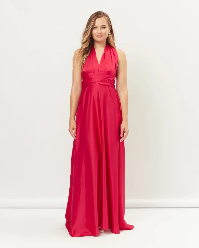 Body-Hugging DressLeah Red Infinity Maxi Dress