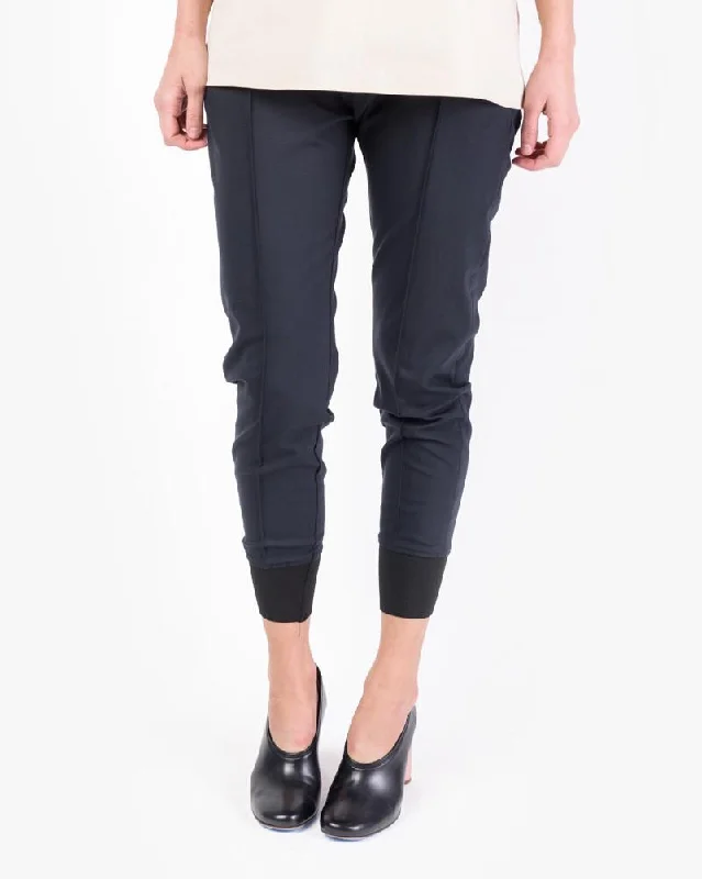 women's slim-fit pantsKrissy Cuff Trouser in Dark Navy