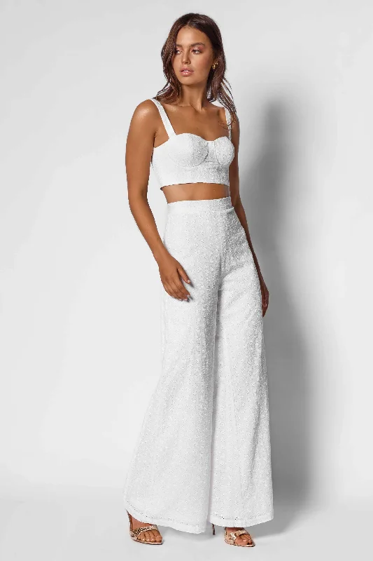 women's glam dressesAria Set - White