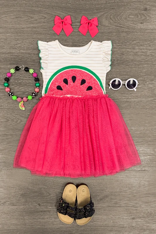 Chic DressHot Pink Watermelon Tutu Dress