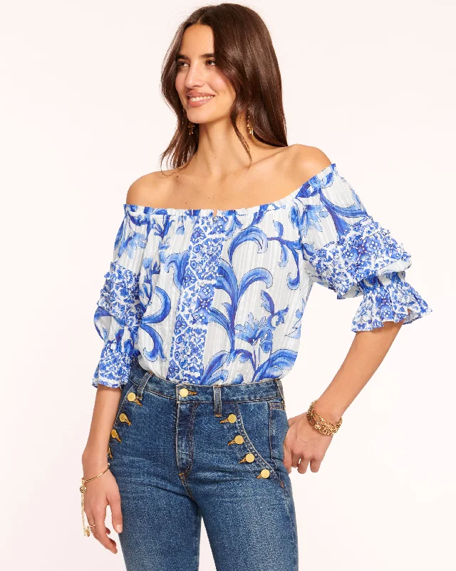 Mermaid DressLula Off-The-Shoulder Blouse