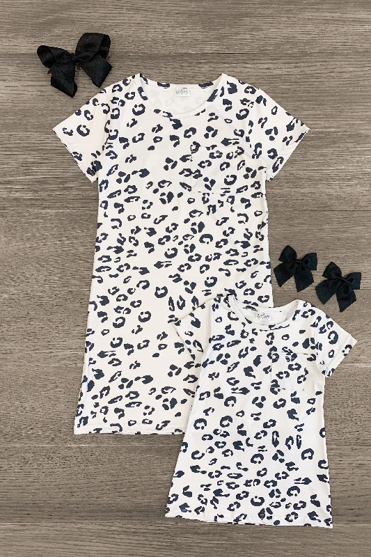 Halter DressMom & Me - Cheetah T-Shirt Dress