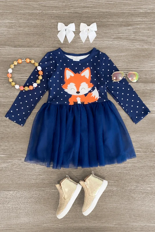 Flowy DressPolka Dot Fox Tutu Dress