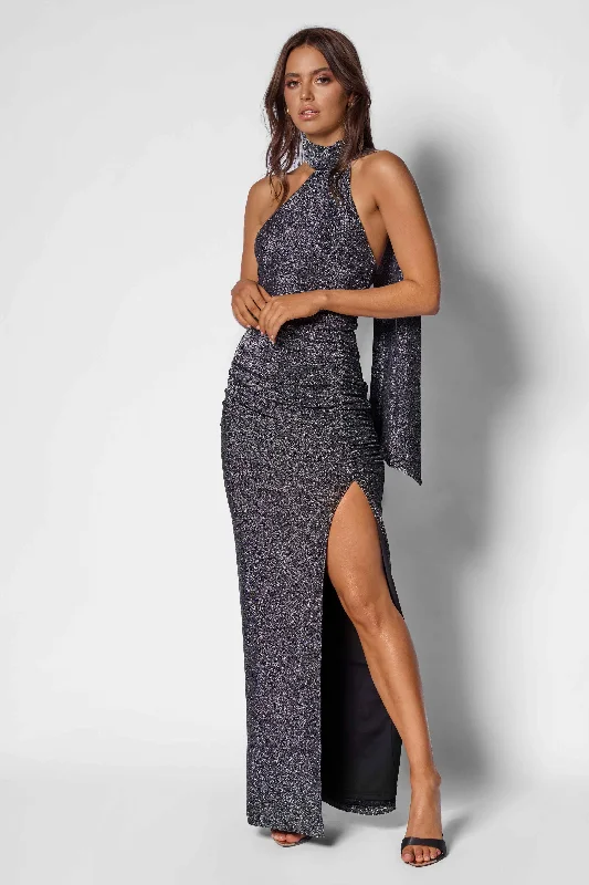 women's retro dressesSammy Gown - Charcoal