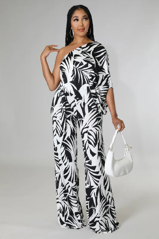 women's jumpsuits with off-the-shoulder necksKirean Jumpsuit